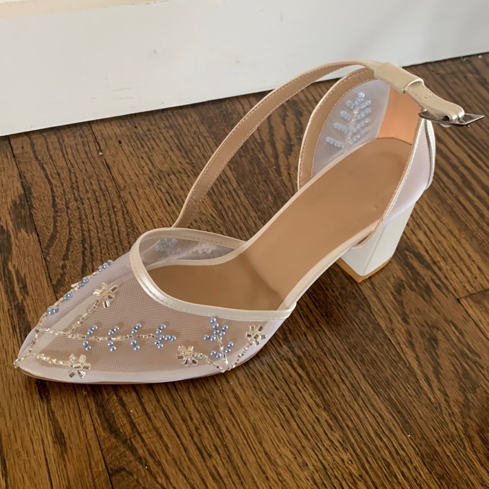 Beaded Women’s Heels from Etsy, Size 7.5 (New without Tags)